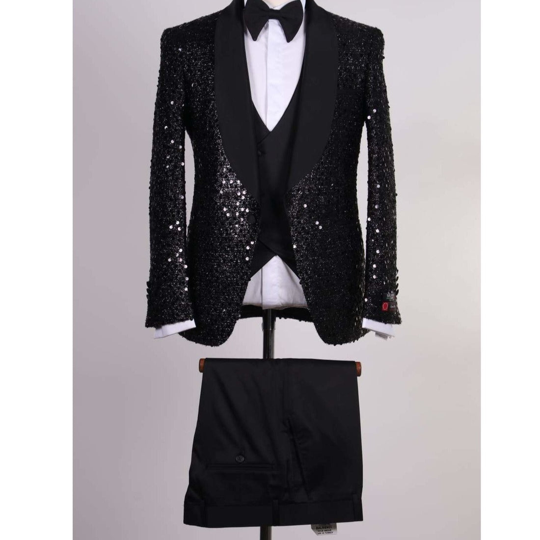 Black Sequenced High Quality Tuxedo